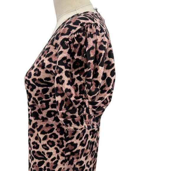 Generation Love Tiffany Classic Leopard Print T-Shirt‎ Mini Dress Size XXS - Picture 7 of 16